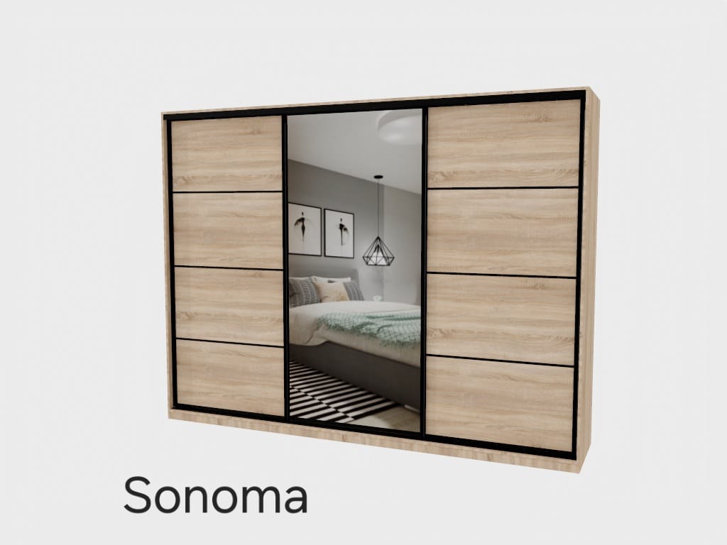 Szafa Przesuwna 250x205x56